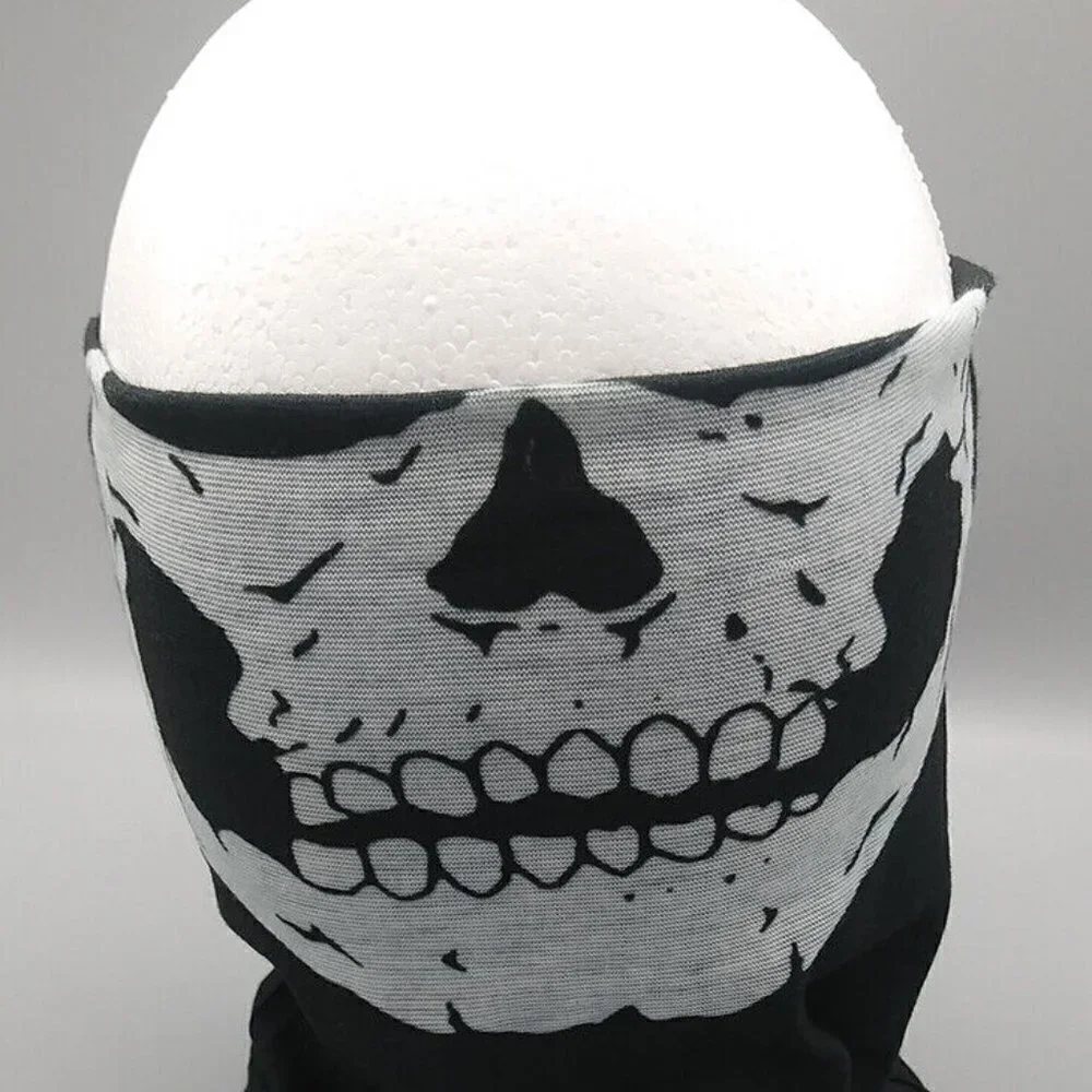 Skull Face Mask Gaiter Neck Shield Neckerchief Breathable - UNISEX -NEW - FIRM